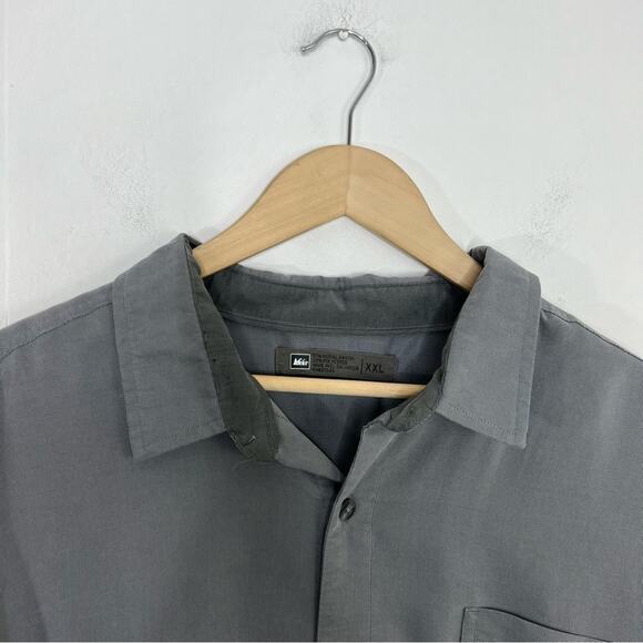 REI Gray Outdoor Button Up Mens Shirt Size XXL - Picture 4 of 12